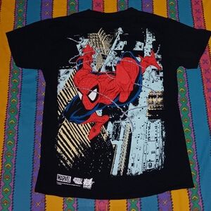 Huf × Marvel Comics Spiderman Big Print Shirt Comic Book Skateboard Skateboards